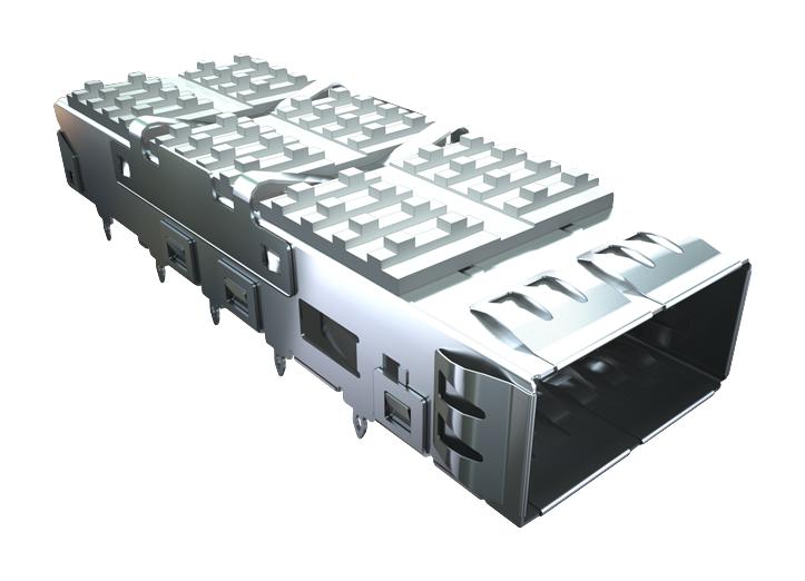 Samtec Qsfpc-Pf-02 Cage Assembly, 1 Port, I/o Connector