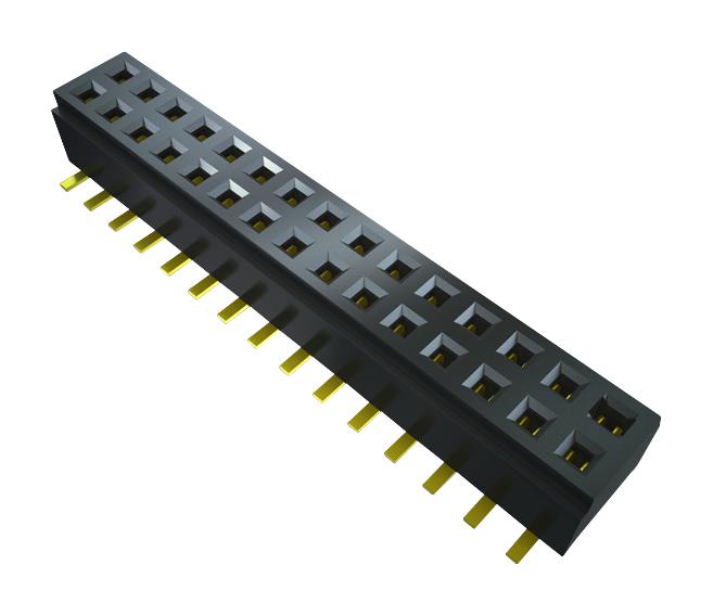 Samtec Clm-102-02-L-D Connector, Rcpt, 4Pos, 2Row, 1mm