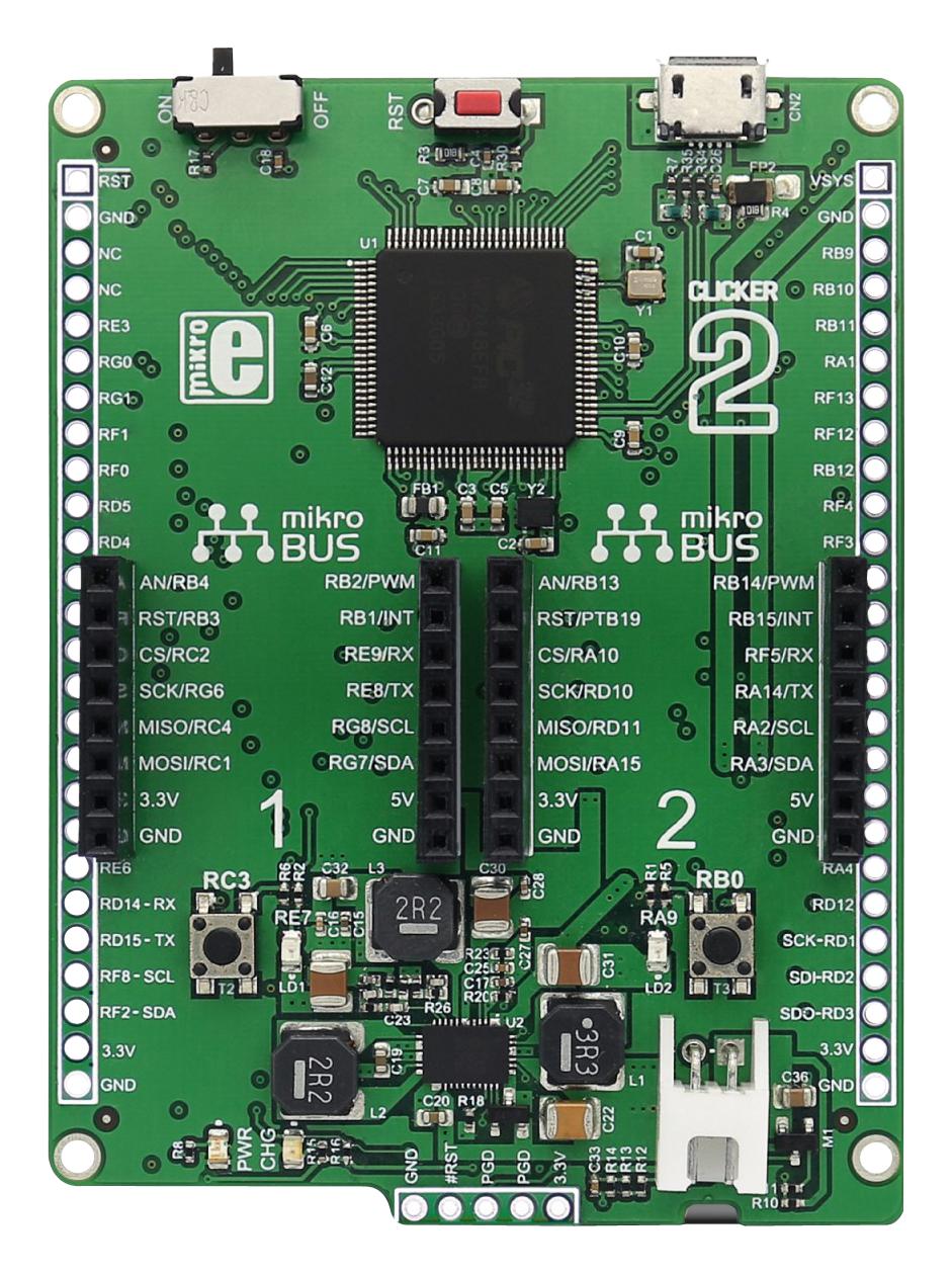 MikroElektronika Mikroe-2800 Dev Board, 32Bit, Pic32Mz Mcu