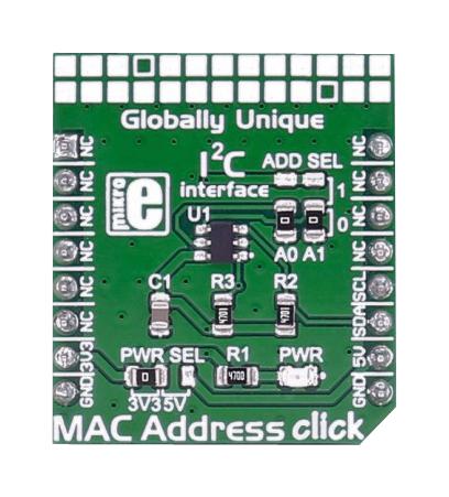 MikroElektronika Mikroe-2733 Mac Address Click Board