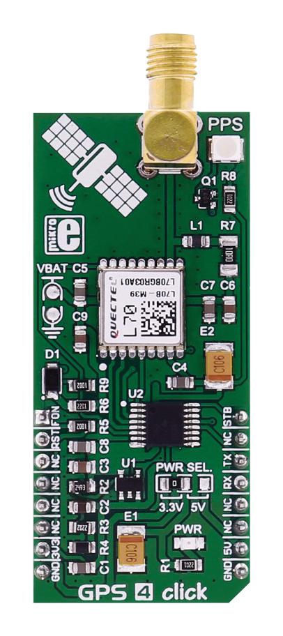 MikroElektronika Mikroe-2704 Gps 4 Click Board