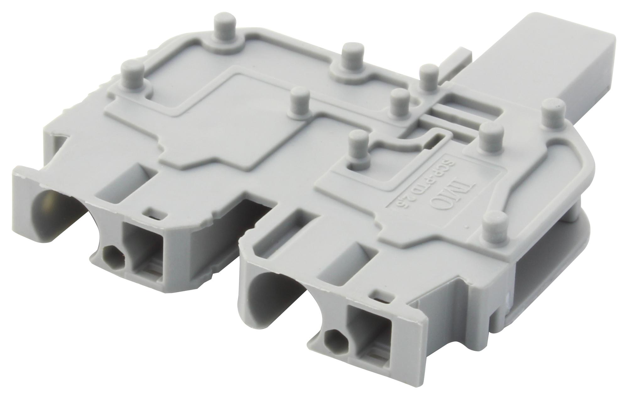 Imo Precision Controls Scp-Ptd2.5/1Rgrey Modular Plug, 1-P, Din Rail Tb, Right