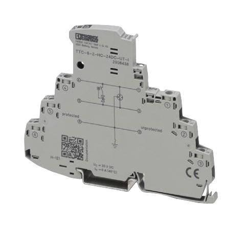 Phoenix Contact 2908438 Surge Protector, 6A, 24Vdc, 1Ns