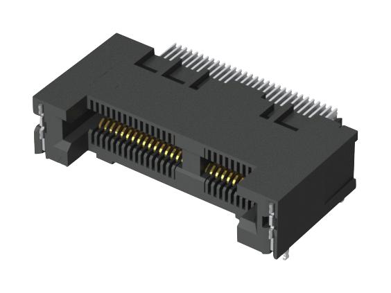 Samtec Mec5-030-01-L-Ra-W1-Tr Card Edge Connector, Dual Side, 60Pos, Th