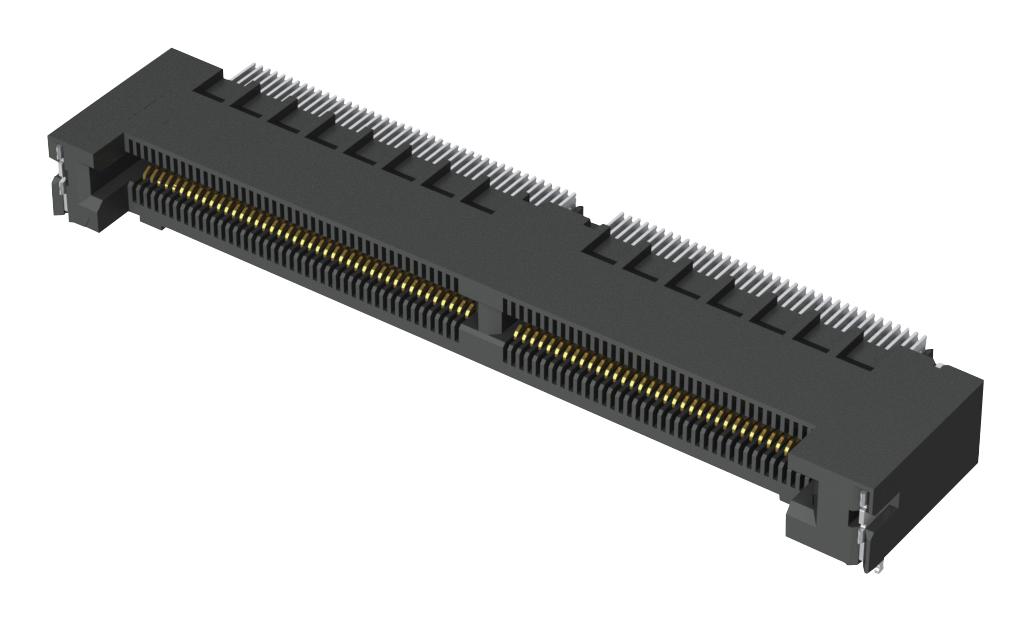 Samtec Mec5-080-01-L-Ra-W1-Tr Card Edge Connector, Dual Side, 160Pos, Th