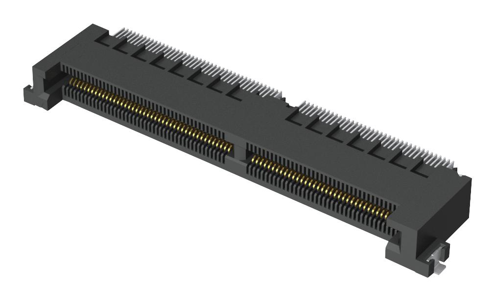 Samtec Mec5-080-01-L-Ra-W2-Tr Card Edge Connector, Dual Side, 160Pos, Smd