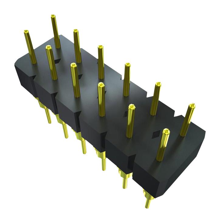 Samtec Bbd-111-G-G Connector, Header, 22Pos, 2Row, 2.54mm