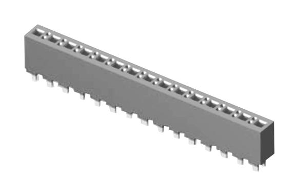 Samtec Fhp-17-01-H-S Connector, Rcpt, 17Pos, 1Row, 3.96mm