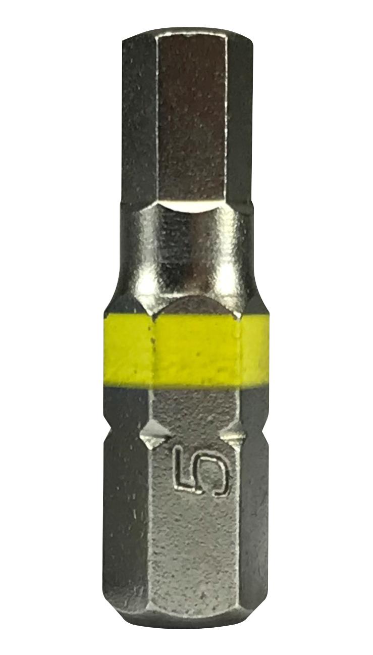 Duratool Dt000444 Hex Bit, 5mm X 25mm, Steel