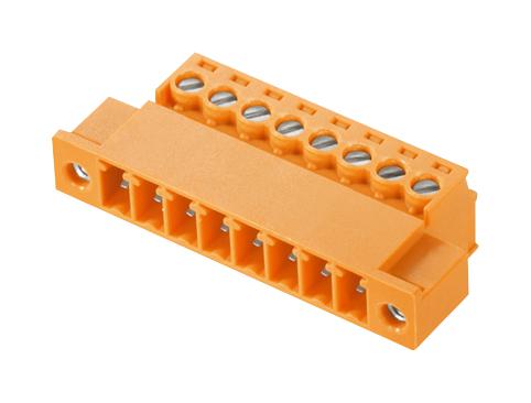 Weidmuller 1970990000 Terminal Block, Pluggable, 9Pos, 16Awg