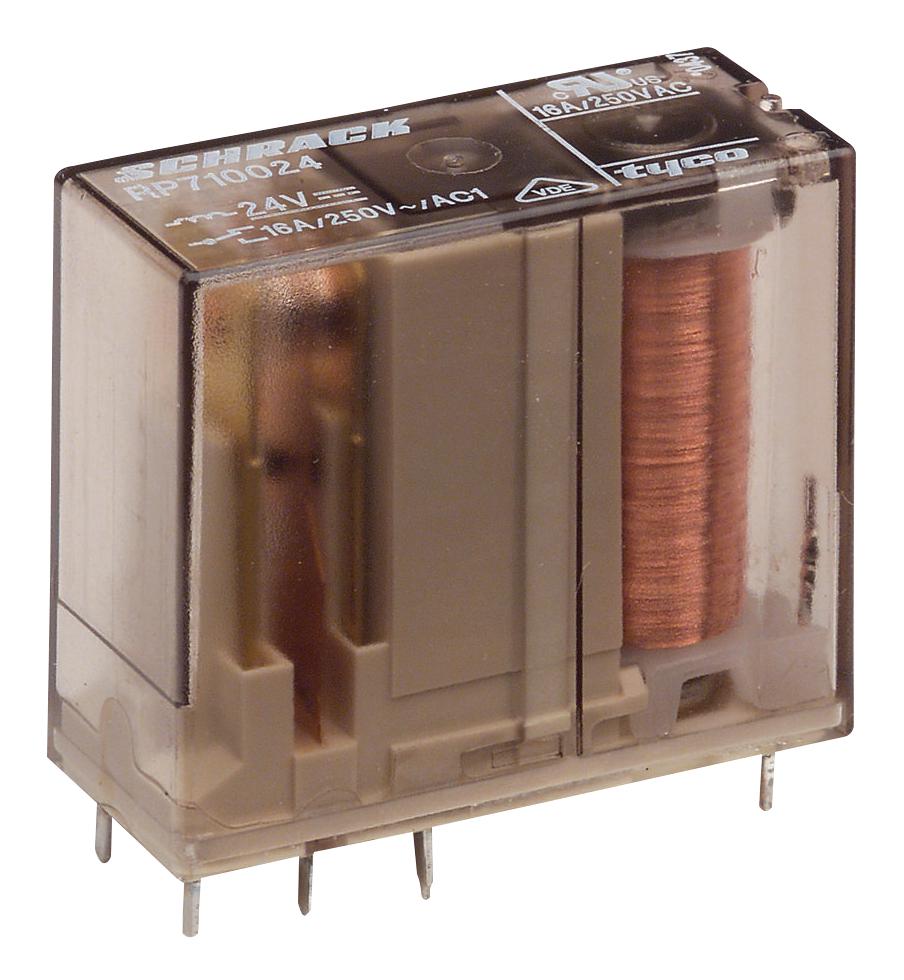 Schrack / Te Connectivity Rp411024 Power Relay, Spdt, 12A, 250Vac, Th