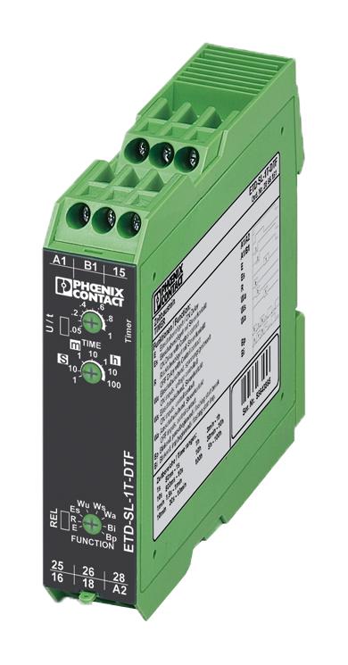 Phoenix Contact 2866161 Timer Relay, Multifunction, 0.05S-100H