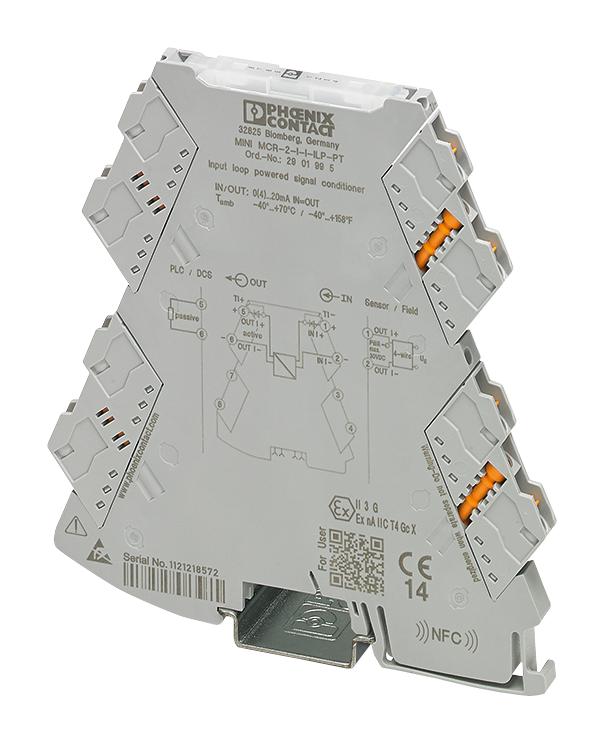 Phoenix Contact 2901995 Loop-Powered Isolator, 1Ch, Current, 30V