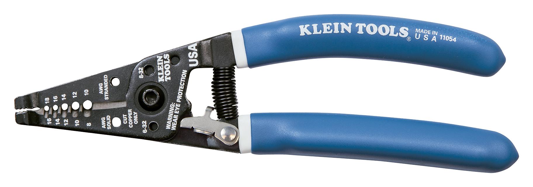 Klein Tools 11054 Wire Stripper, 8-16Awg/10-18Awg, 181mm