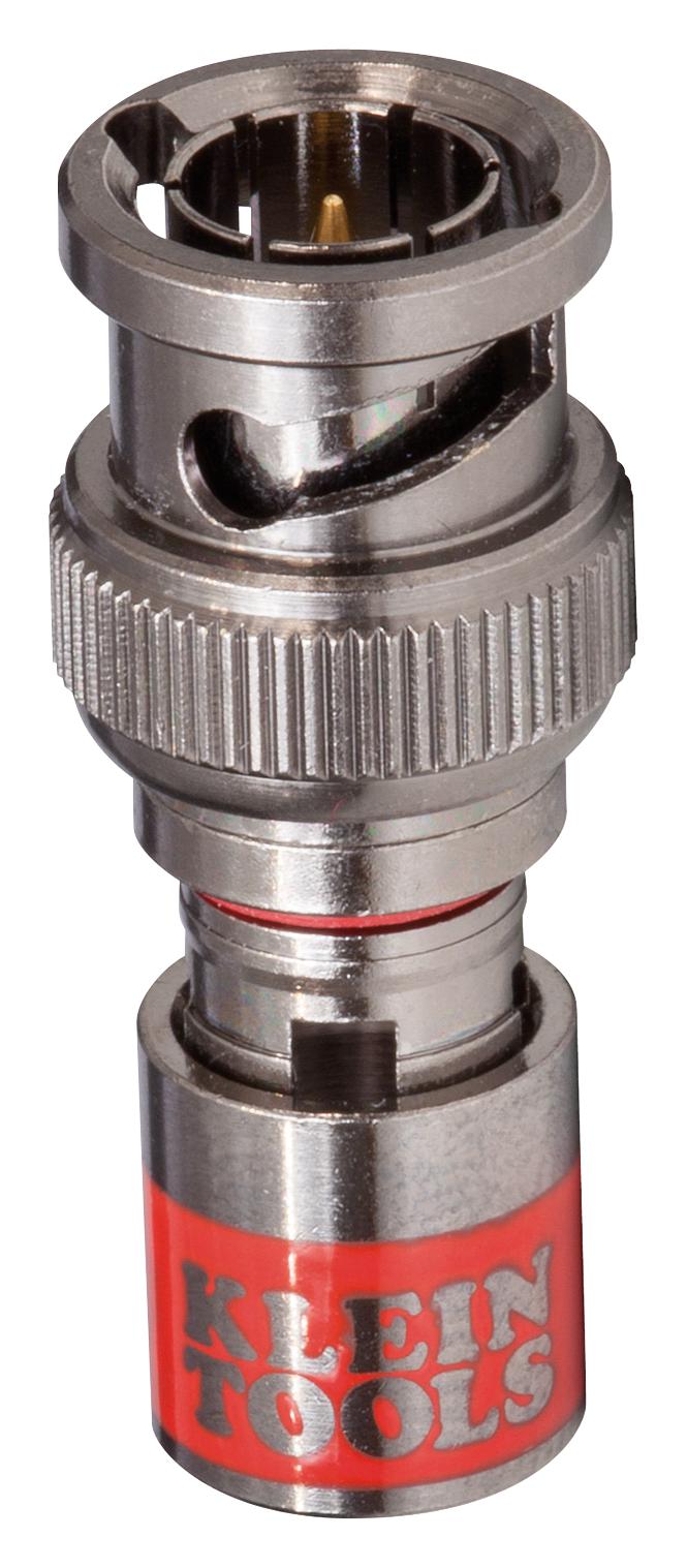 Klein Tools Vdv813-616 Rf Coaxial, Bnc Plug, Cable Mount, Pk10