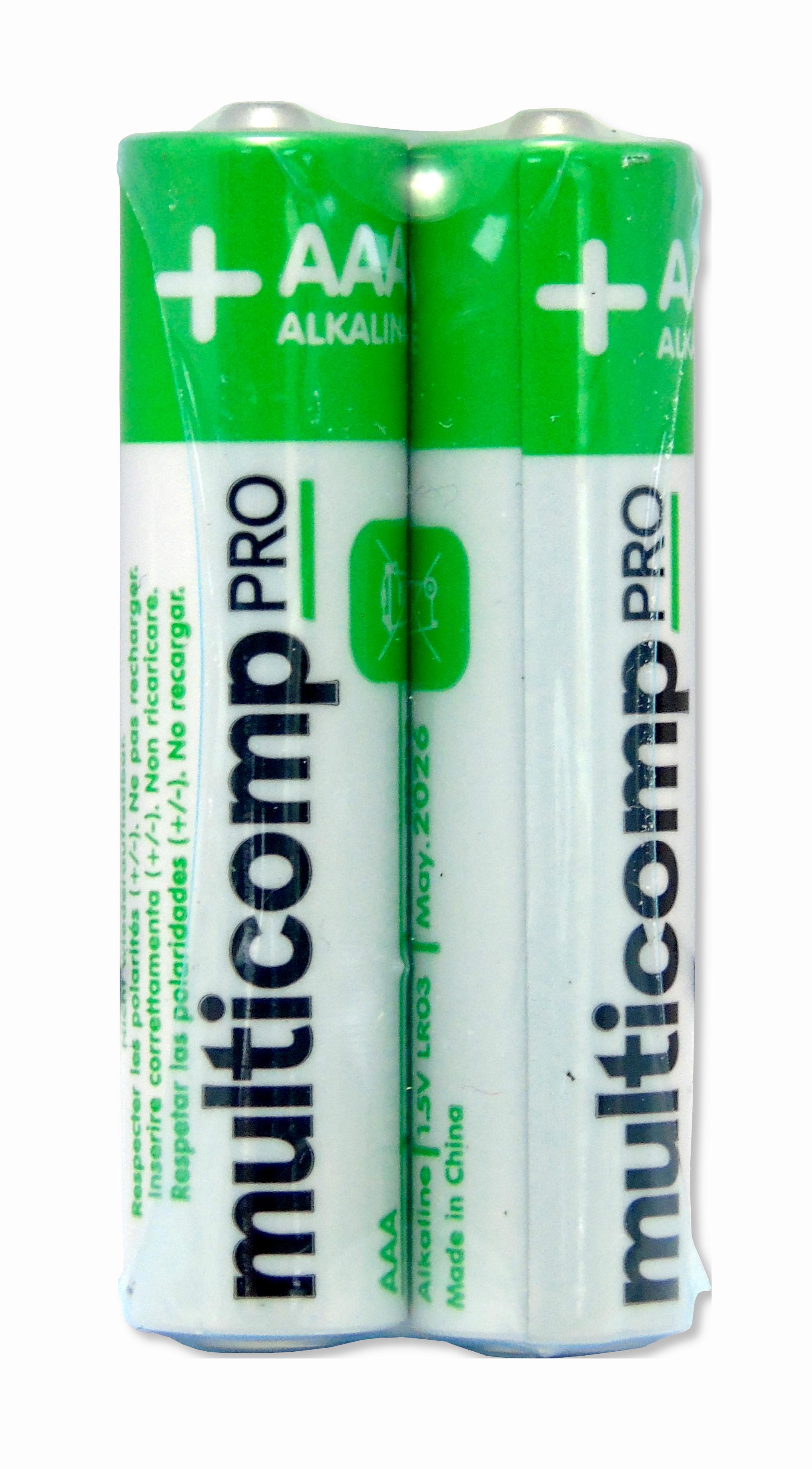 Multicomp Pro Mp-Pe000003 Battery, Alkaline, 1.5V, 1.1Ah