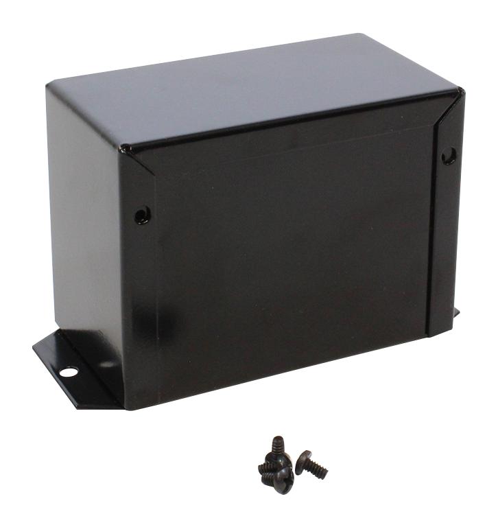 Hammond 1411Fbfbk. Enclosure, Utility Box, Aluminium, Black