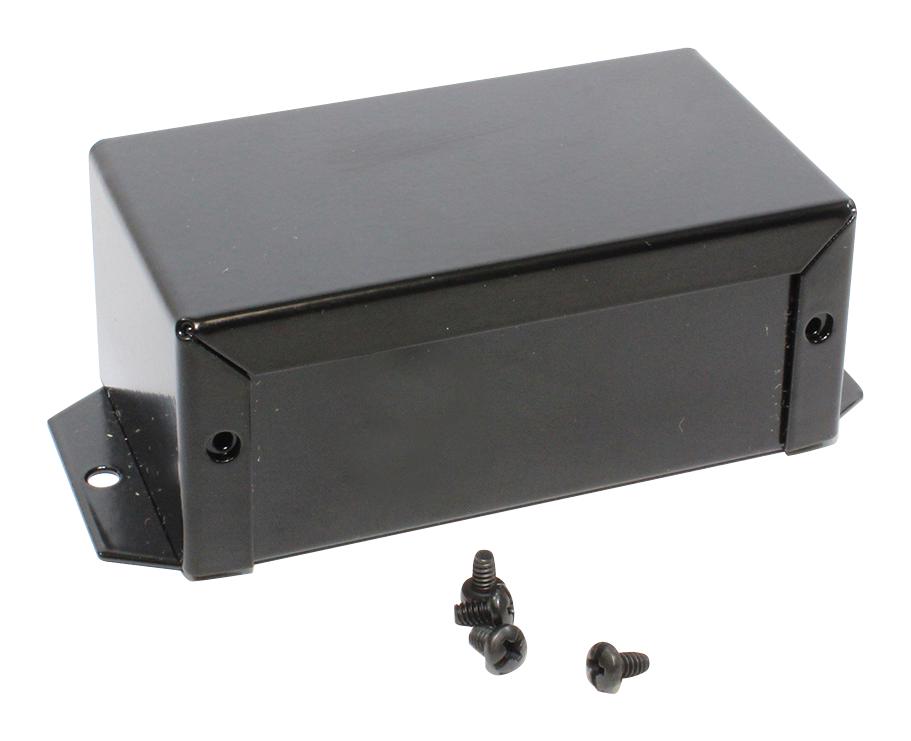 Hammond 1411Fbgbk. Enclosure, Utility Box, Aluminium, Black