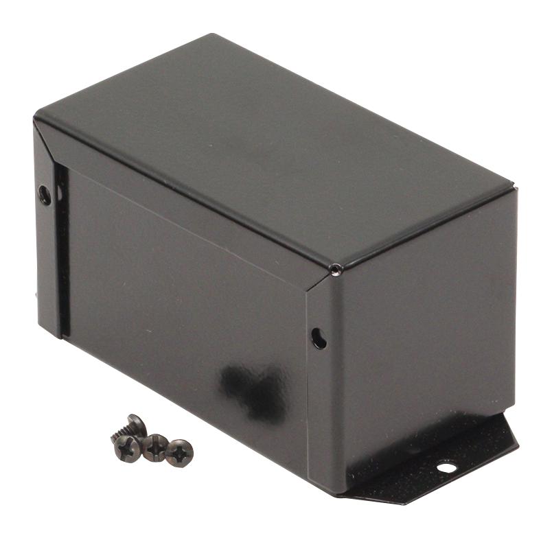 Hammond 1411Fbhbk. Enclosure, Utility Box, Aluminium, Black