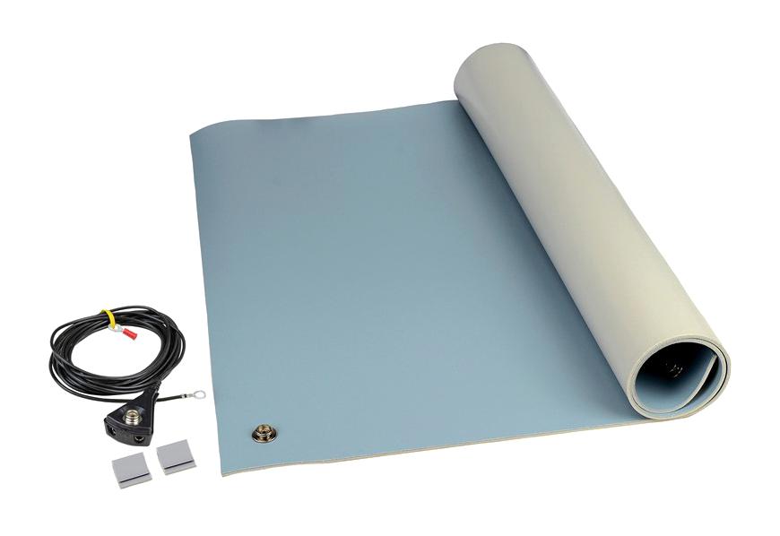 SCS 8214 Table Mat Kit, 24 X 48, Vinyl, Blue