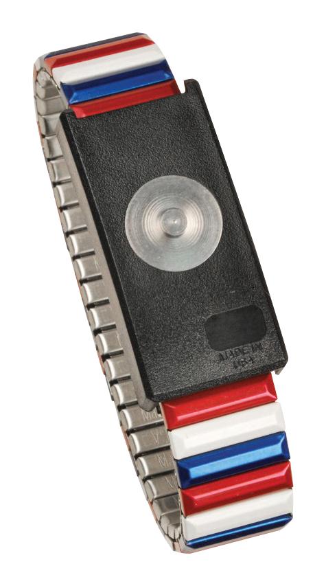 SCS 09201 Wrist Band, Adjustable, Red/white/blue