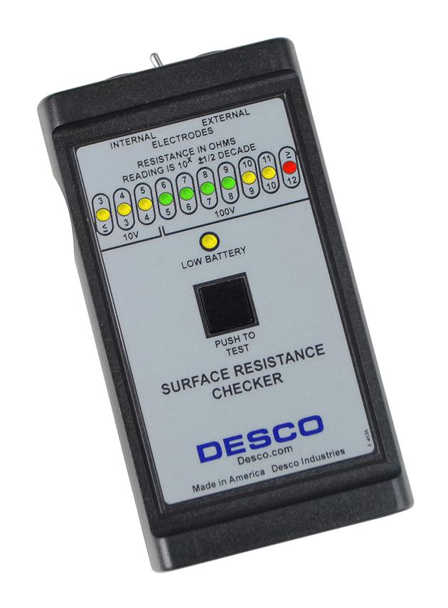 Desco 19640 Surface Resistance Checker, 6.4 Oz