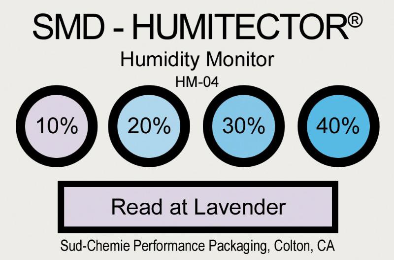 Desco 13870 Humidity Indicator Card, 4Spot, 2x3