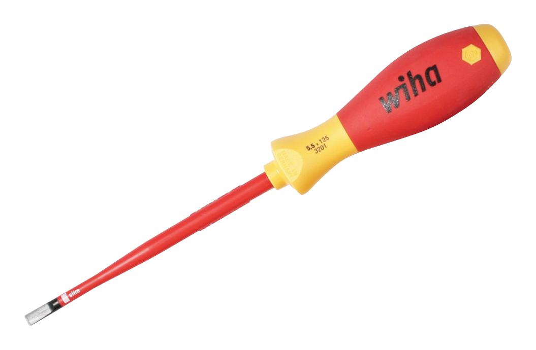 Wiha 32046 Slotted Screwdriver, 3.5mm X 204mm