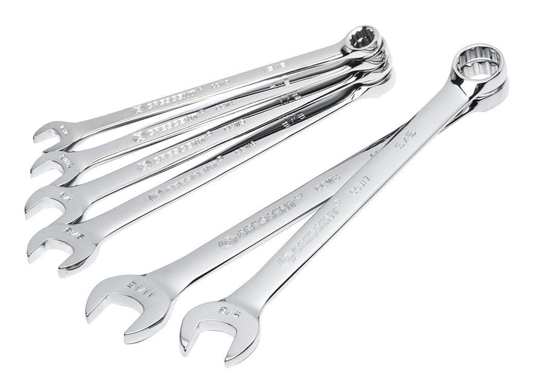 Crescent Ccws1 Wrench Set, 6Pc, Mirror Polish