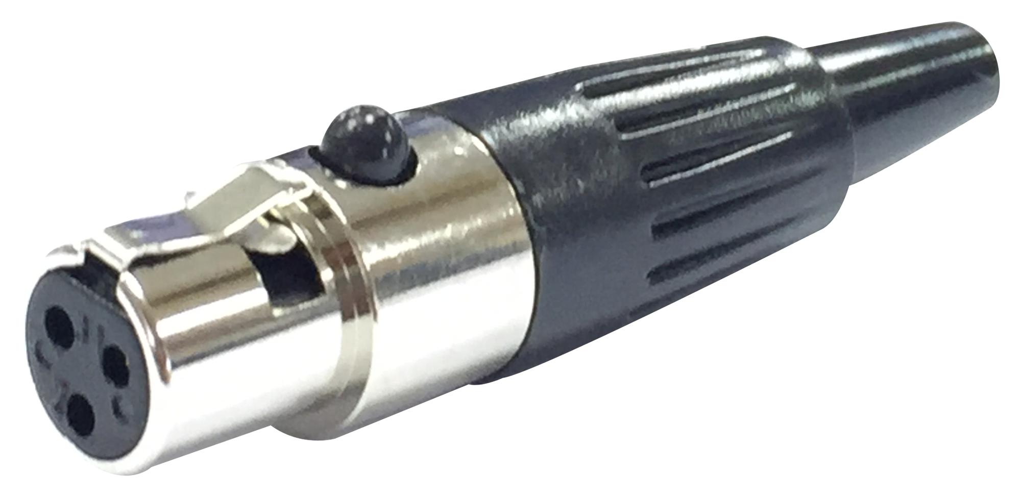 Pro Signal Ps000205 Mini Xlr Connector, Rcpt, 3Pos, Cable