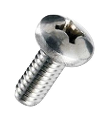 Keystone 9900 Screw, Pan Head Phillips, Ss, 6.35mm