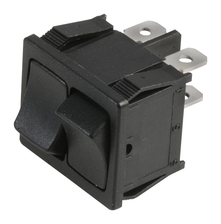 Multicomp Pro Mcr13-33Paa-02 Rocker Switch, Dpst, 10A, 125Vac, Panel