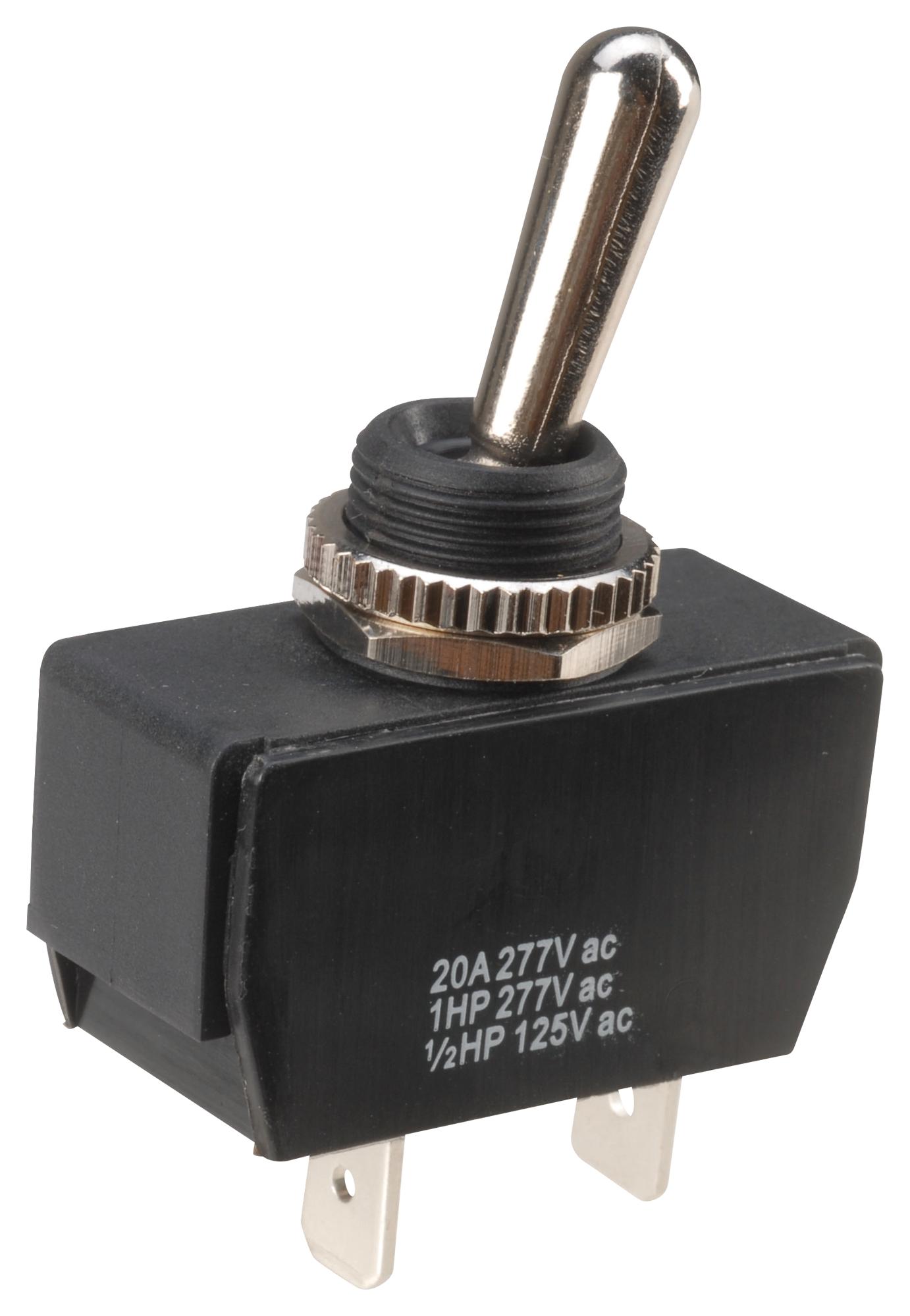 Multicomp Pro Mcr13-447D1-01-Hr Toggle Switch, Spdt, 12A, 250Vac, Panel