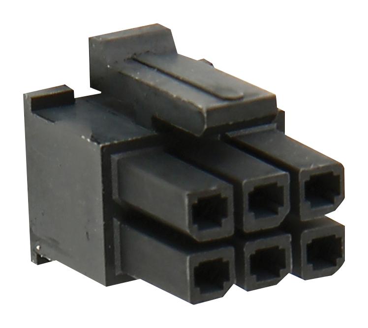 Amphenol Communications Solutions 10142707-06Lf Connector Housing, Rcpt, 6Pos, 2Row, 5.7mm