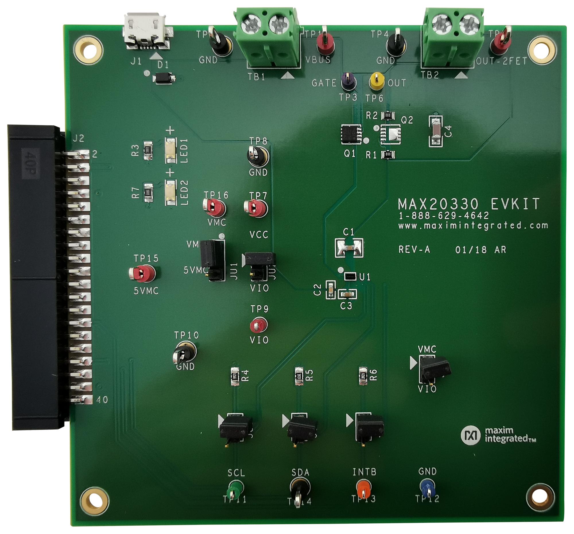 Analog Devices Max20330Evkit# Evaluation Kit, Prog Ovp Controller