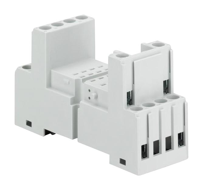 Abb 1Svr405651R1000 Relay Socket, 7A, 250V, Din Rail