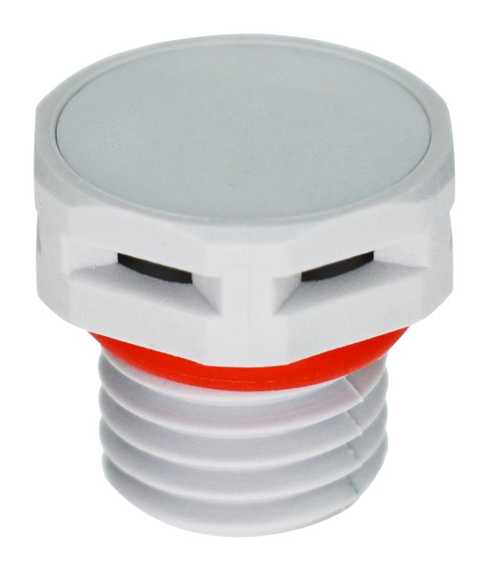 Amphenol LTW Vent-Ps1Ygy-N8002 Vent W/nut, Ip68, Grey, M12 Sensor Connector