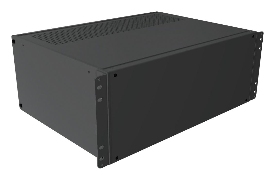 Hammond Rmcv190713Bk1 Rack Mount Cabinet, 4U, Alum, Black