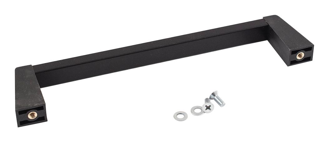 Hammond 1427Lbb Handle, Alum/nylon, Black, Enclosure