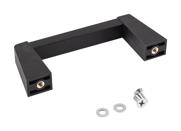 Hammond 1427Nbb Handle, Alum/nylon, Black, Enclosure