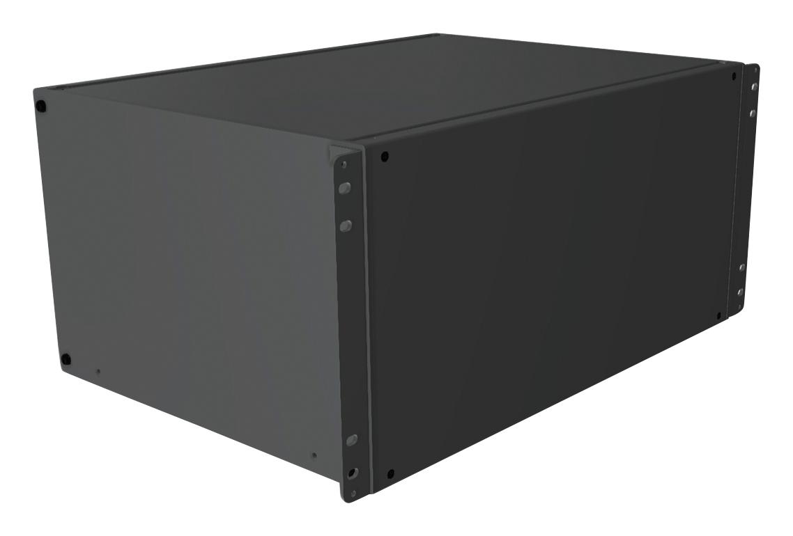 Hammond Rmcs190813Bk1 Rack Mount Cabinet, 5U, Alum, Black