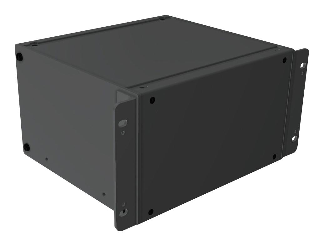 Hammond Rmcs9058Bk1 Rack Mount Cabinet, 3U, Alum, Black