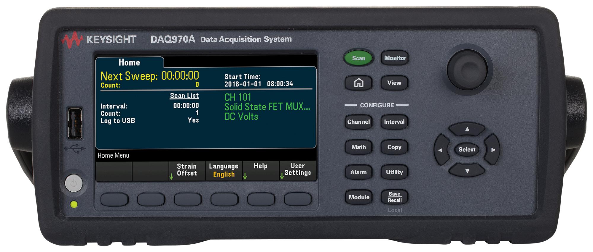 Keysight Technologies Daq970A Data Acquisition System, Colour Lcd