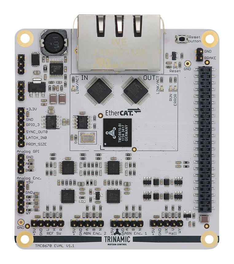 Trinamic/analog Devices Tmc8670-Eval Evb, Tmc8670 Ethercat Slave Cntrlr, Foc