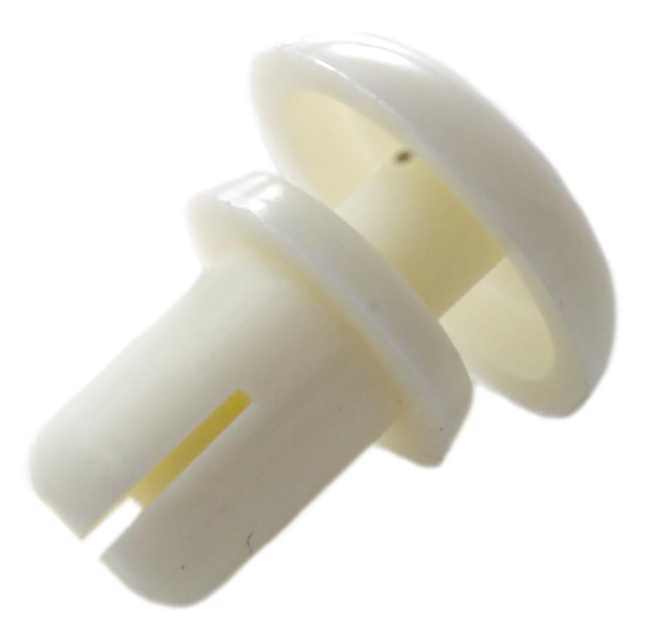 Essentra Components Sr 5065W Snap Rivet, Nylon 6, 5.2mm, White, Pk100