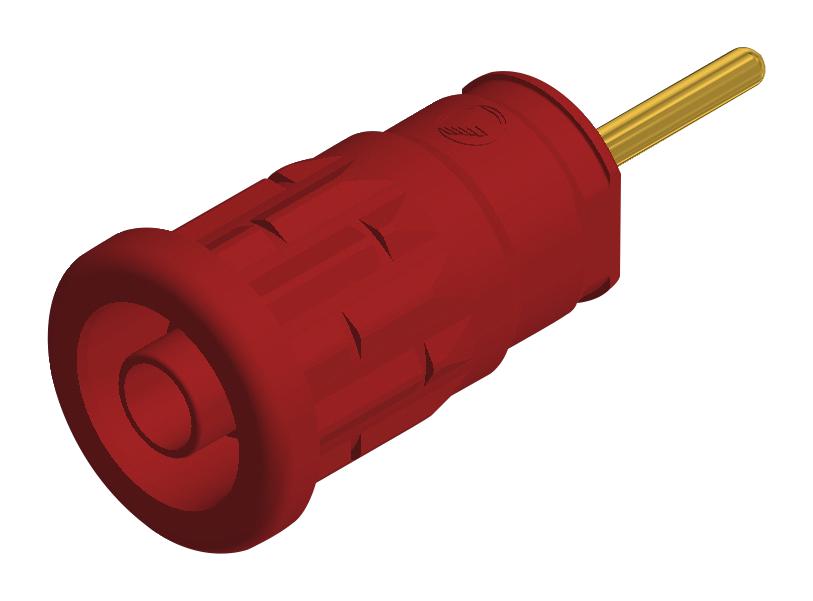 Hirschmann Test And Measurement 972363101 Connector, Banana, Socket, 24A, Solder, Red