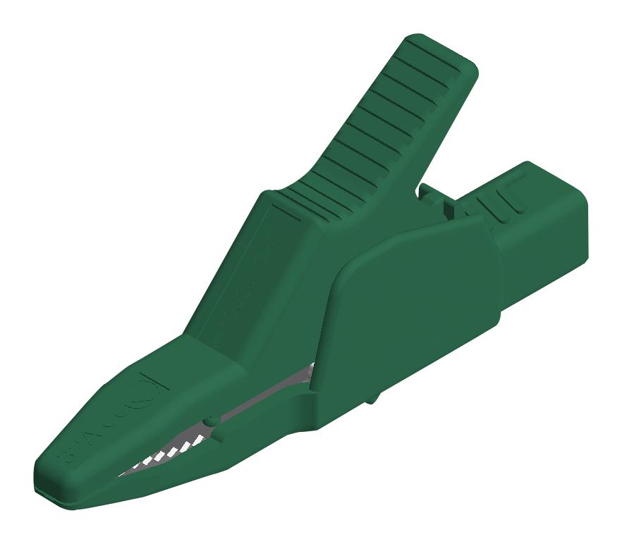 Hirschmann Test And Measurement 972405104 Crocodile Clip, 30mm, Green, 32A