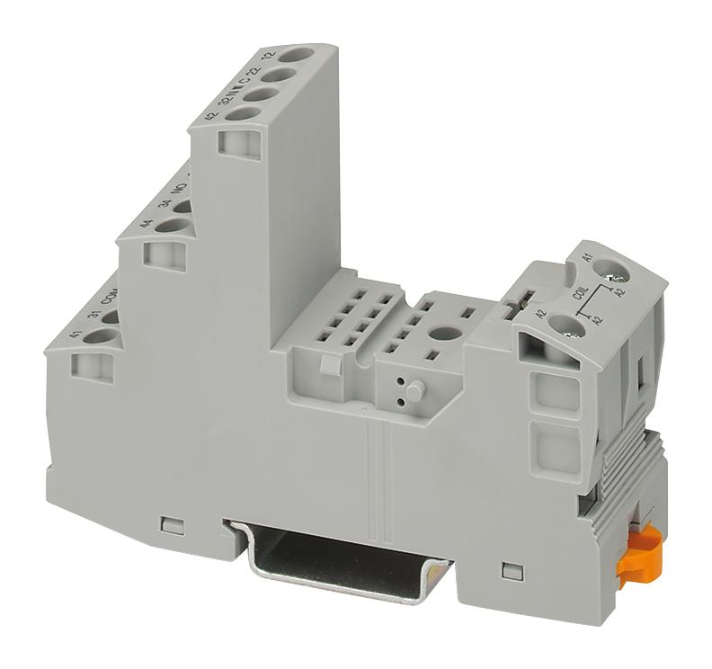 Phoenix Contact 2900932 Relay Socket, 12A, 250Vac/dc, Din Rail