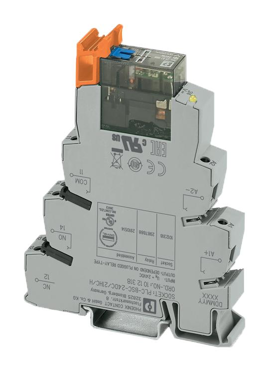 Phoenix Contact 2910514 Relay Module, Spdt, 10A, 24Vdc, Din Rail