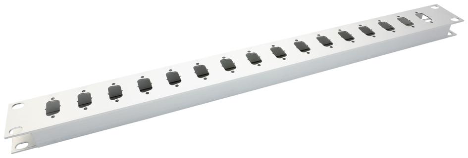 Ossi Kk1A-8-Sub-D15 Patch Panel, D Sub, Da15, 8Port, 1U